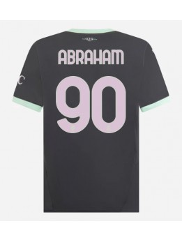 AC Milan Tammy Abraham #90 Rezervni Dres 2024-25 Kratak Rukavima